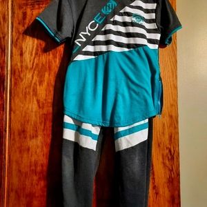 BOYS 2PC SHORT SLEEVE HOODED JOGGER